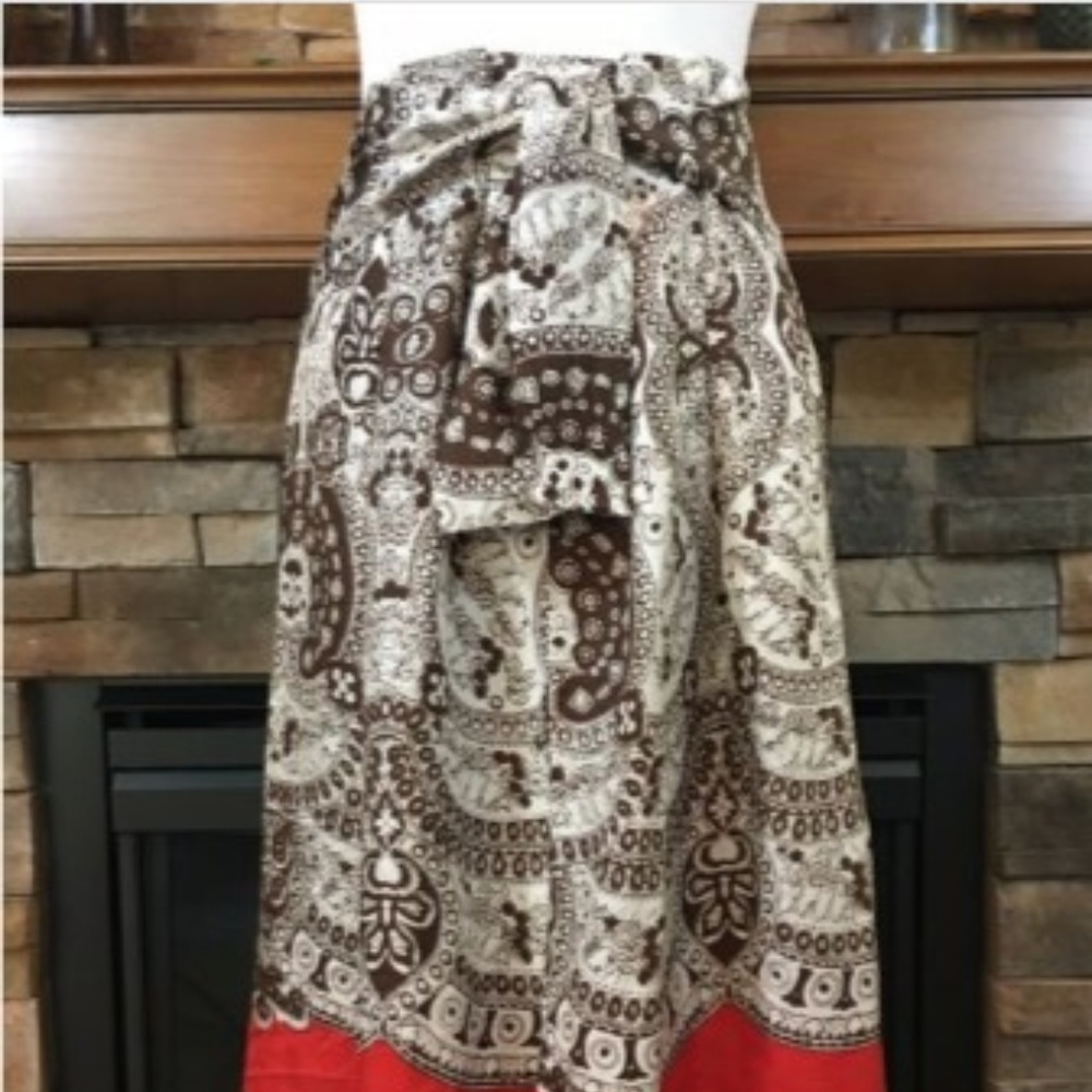 Talbots Silk handkerchief skirt